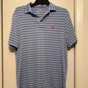 Blue & black polo performance